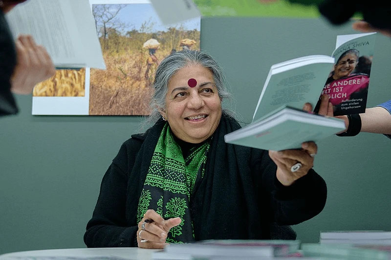 Indian 'activist' Vandana Shiva. Credit: boellstiftung and Killarnee via CC-BY-SA-2.0