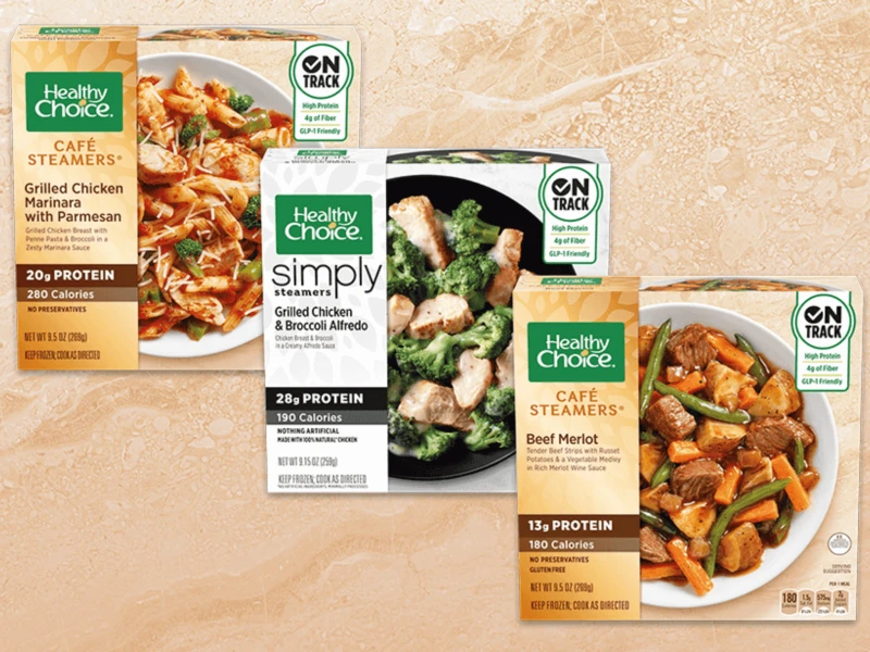 conagra-healthy-choice-glp-1-friendly-label-ozempic-on-track-1 Credit: Conagra
