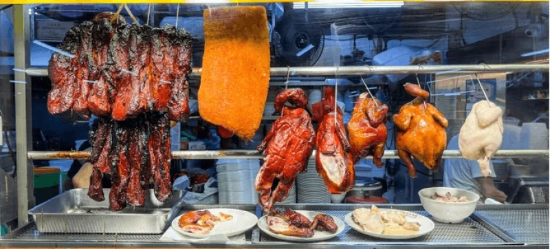 It may not be long before street food vendors are hawking cultivated meat. Credit: Kyle Olsen via The Points Guy