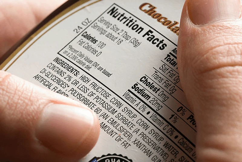 ingredients label ingredients label