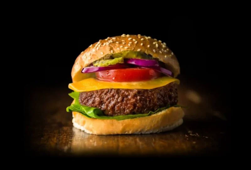 Mosa Meat's cell cultured burger. Credit: Mosa Meat