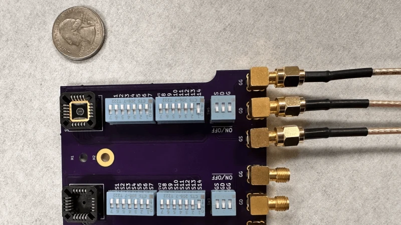 This “electronic tongue” can tell the difference between different coffee blends, let you know when juice has gone bad and detect harmful chemicals in water. Credit: Saptarshi Das Lab/Penn State