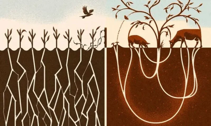 Fertilizer is a critical component of food security. Credit: Matt Kenyon