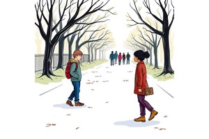 Social Outsiderhood Linked to School Absence via Internalizing