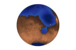 Ancient Shorelines Reveal Evidence of Mars’ Former Oceans