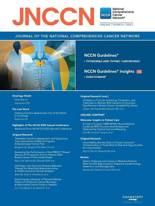 June 2025 cover, JNCCN
