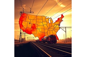 Extreme Heat Endangers U.S. Rail Connectivity, Ridership