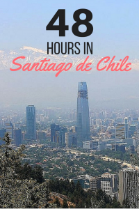 santiago itinerary