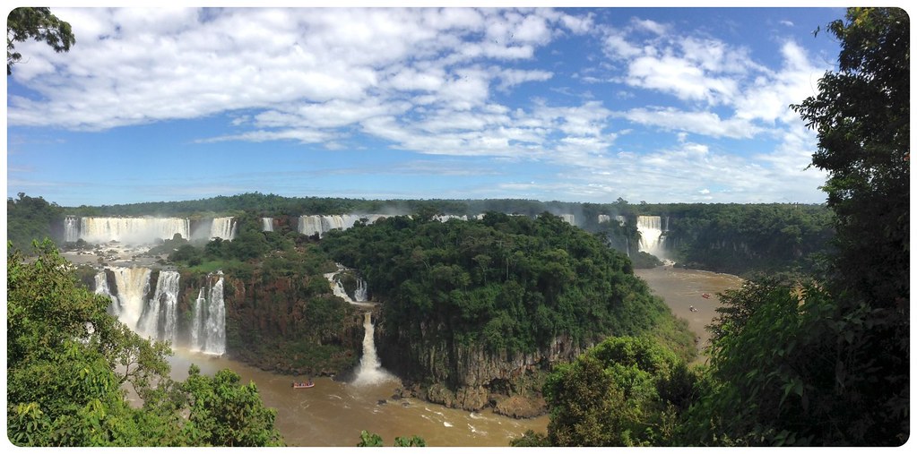 Iguazu Falls with jungle