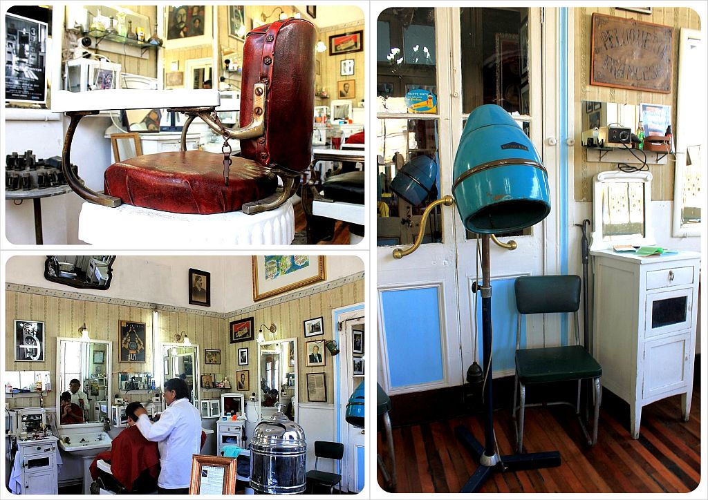 Peluqueria Francesa barber shop Santiago de Chile