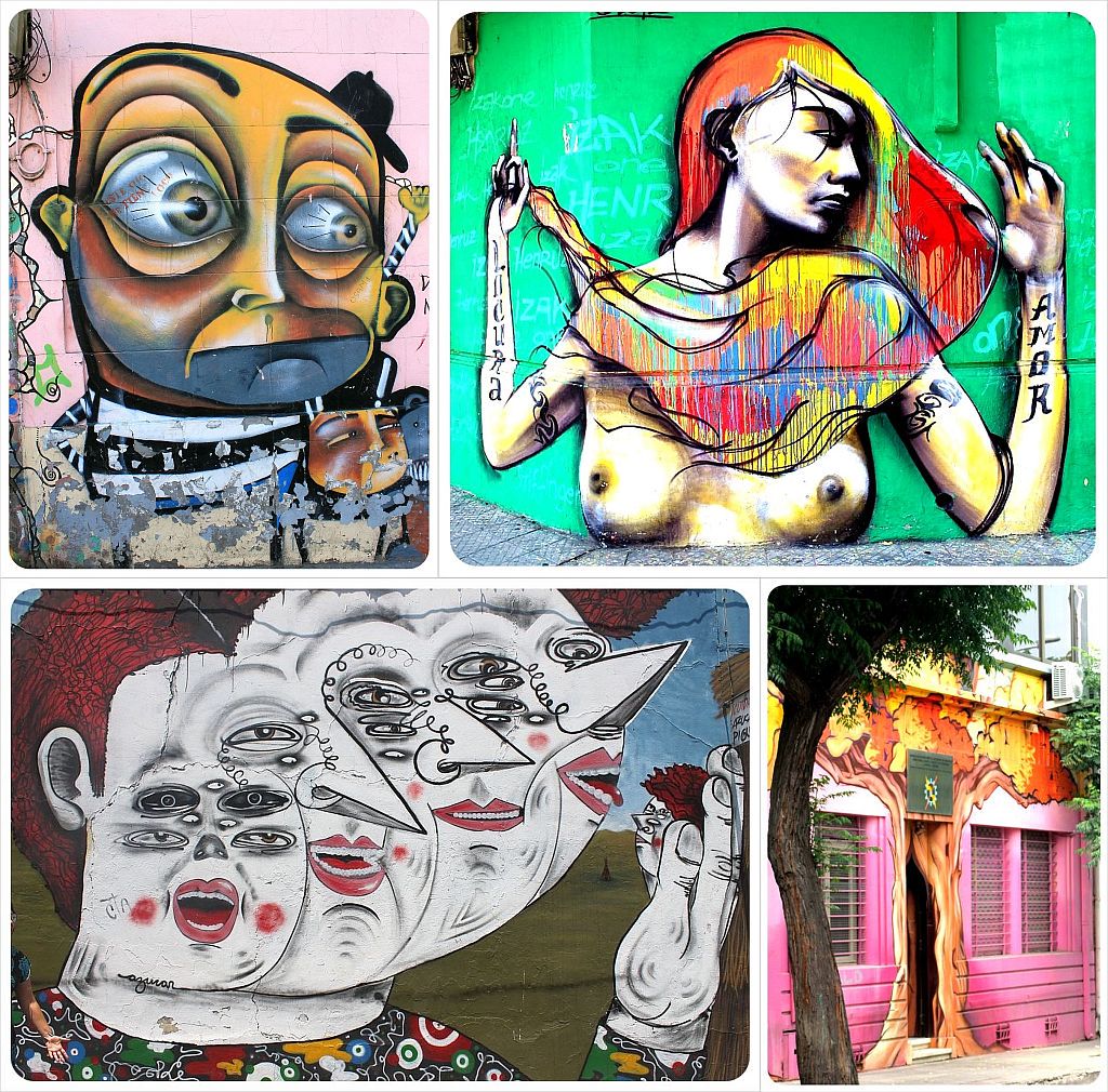 Santiago de Chile street art pictures