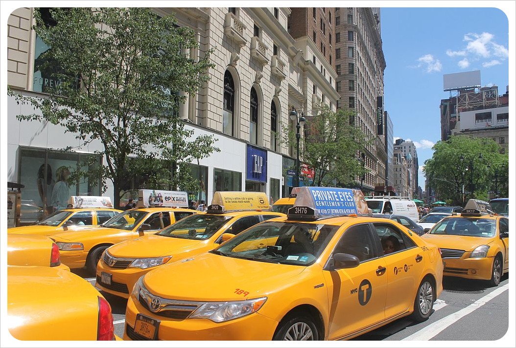 new york broadway taxis