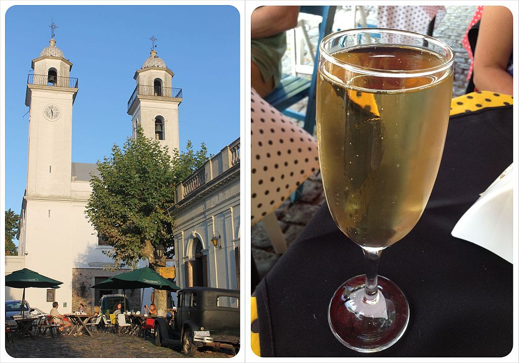 Colonia del Sacramento Medio y Medio and church