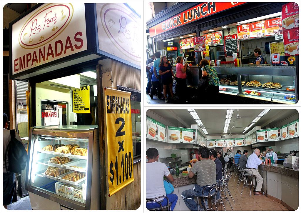 santiago lunch places