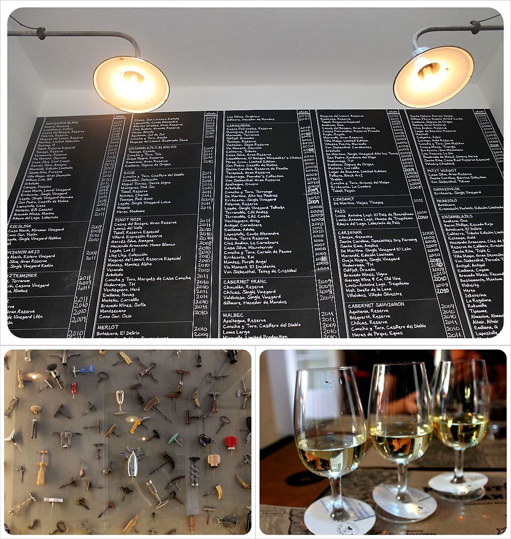 Bocanariz winebar Santiago De Chile