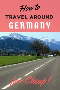 travel germany on the cheap