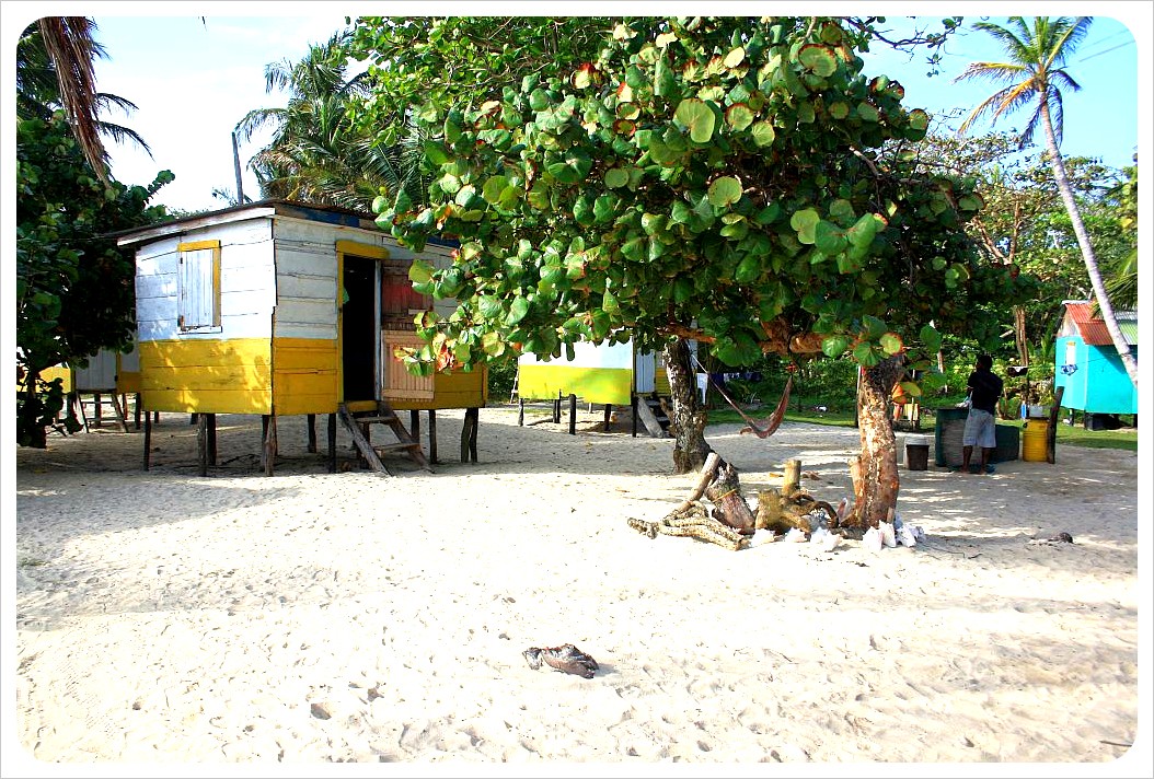 Beach shacks Corn Islands