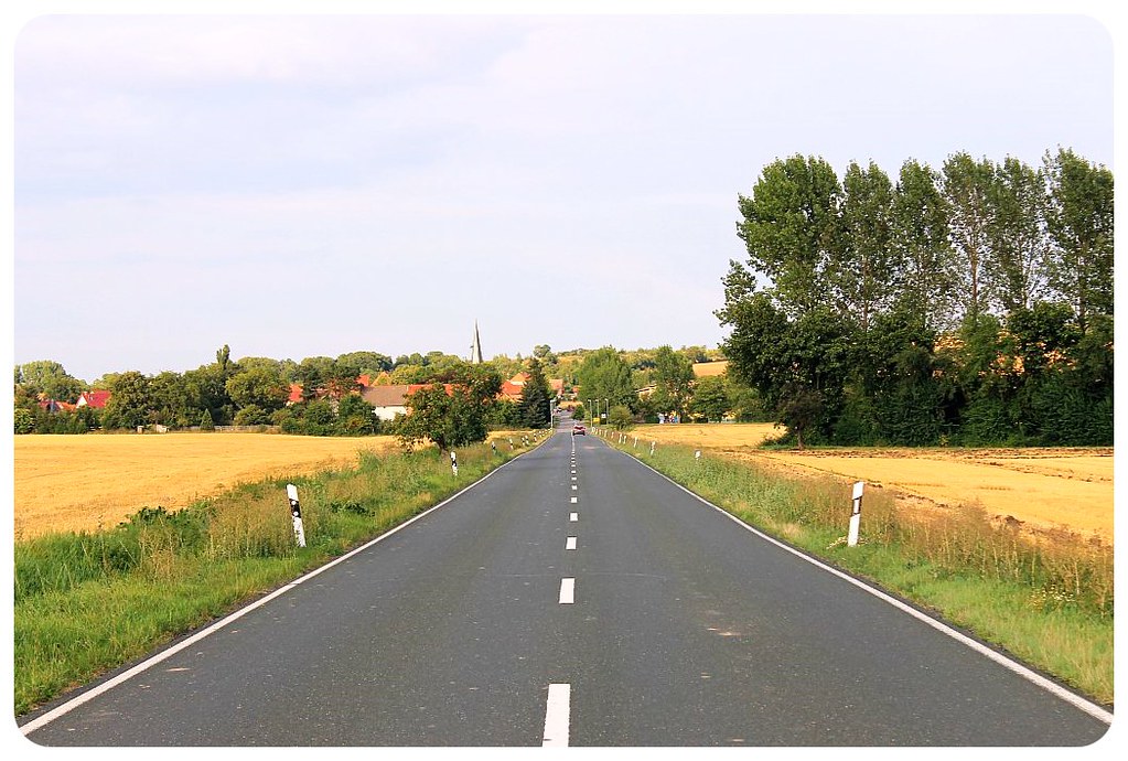 germany country road travel around Germany on the cheap