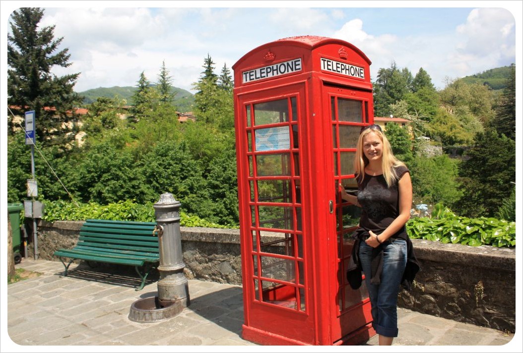 british phone booth in barga italy british phone booth in barga italy