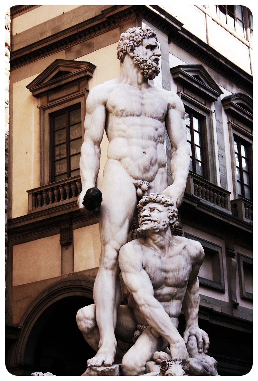 Hercules and Cacus Statue florence italy Hercules and Cacus Statue florence italy
