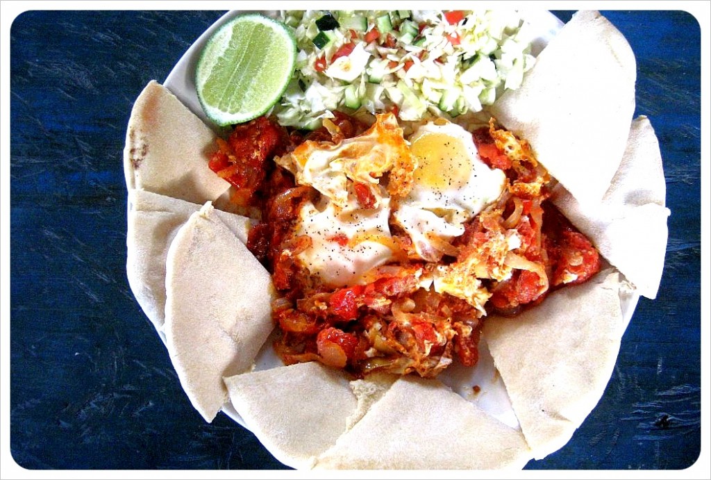 Isreali Food Shakshik Guatemalan food