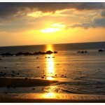 Sunset koh lanta thailand