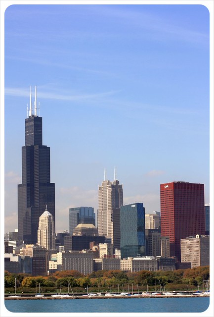 chicago skyline with willis tower