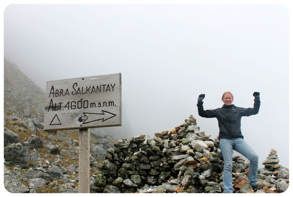 trekking in Peru When your laptops get altitude sickness...