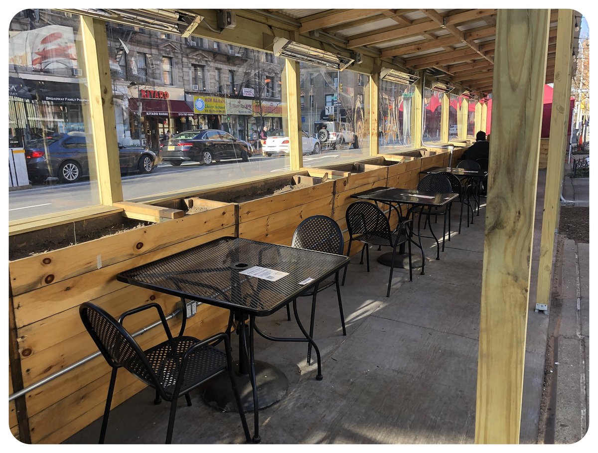 NYC outdoor seating covid