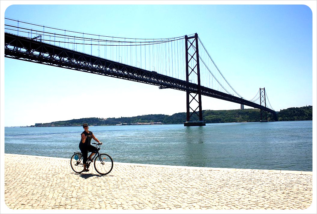 lisbon bike ponte 25 abril