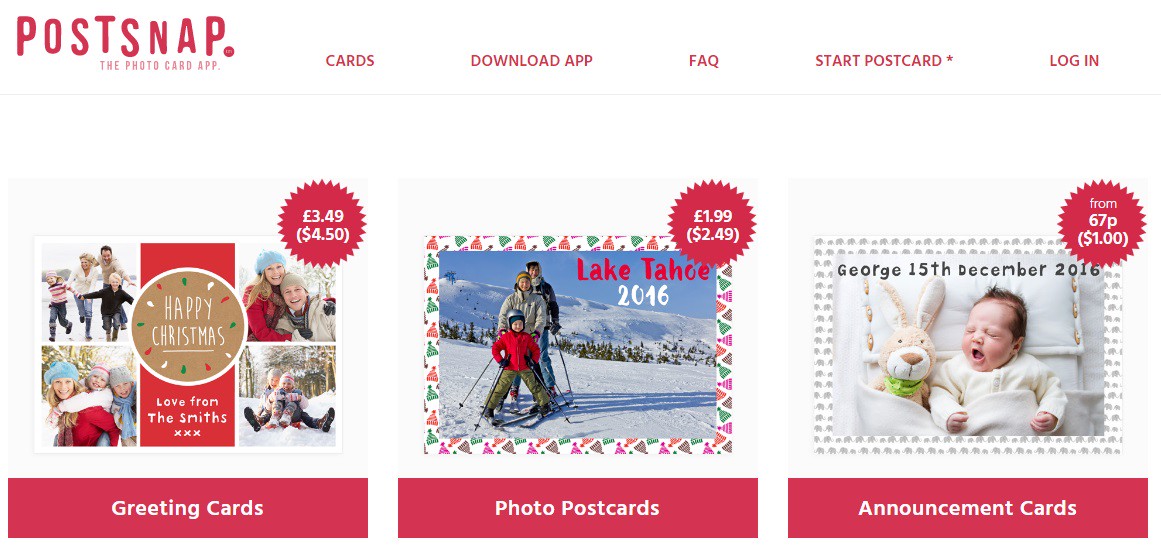 Postsnap card options