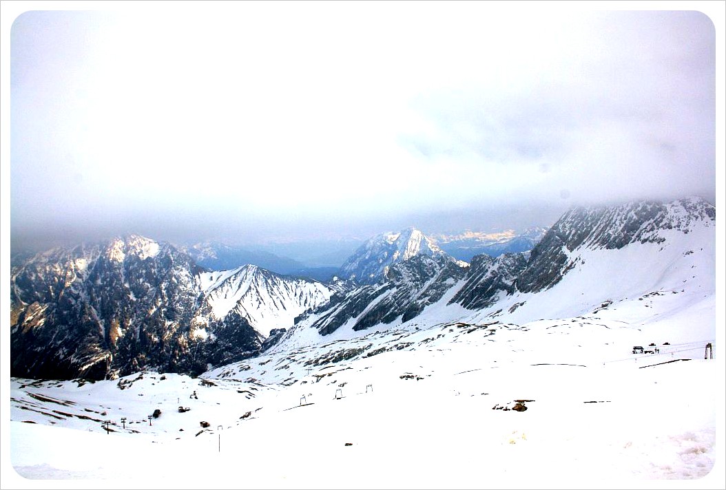 Zugspitze view & clouds