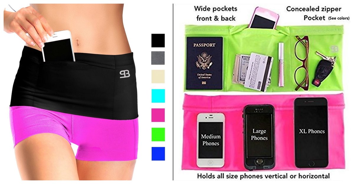 travel running money belt