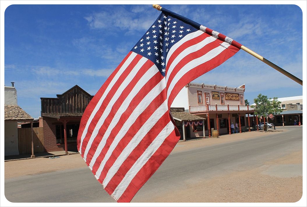 american flag tombstone