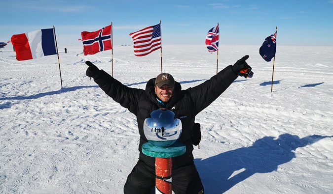 lee abbamonte reaching the north pole