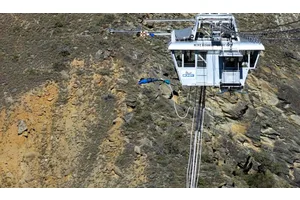 Bungy Jumping the Nevis